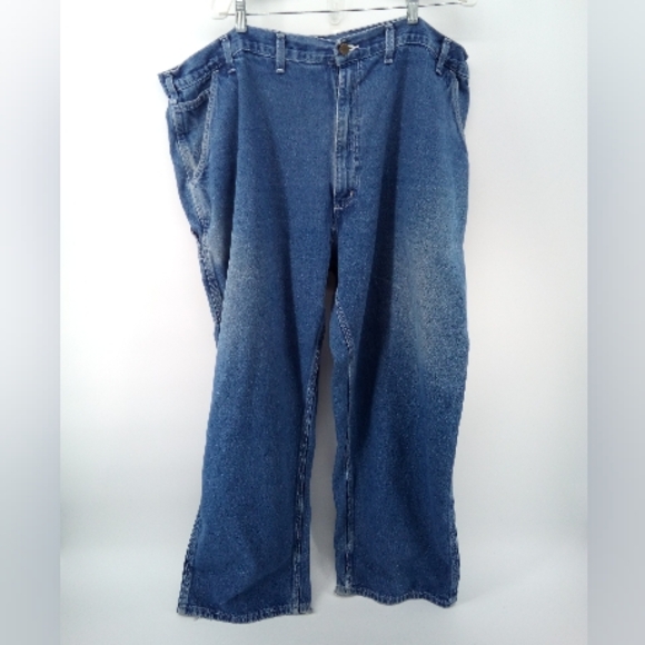 Carhartt Original Dungaree Fit Blue Jeans 100% Cotton 48X30 - Picture 11 of 11